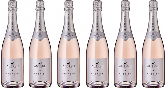 Bottle of Antech Emotion Cremant de Limoux Rose 2019 Cassa da 6 Bottiglie  wine 0 ml