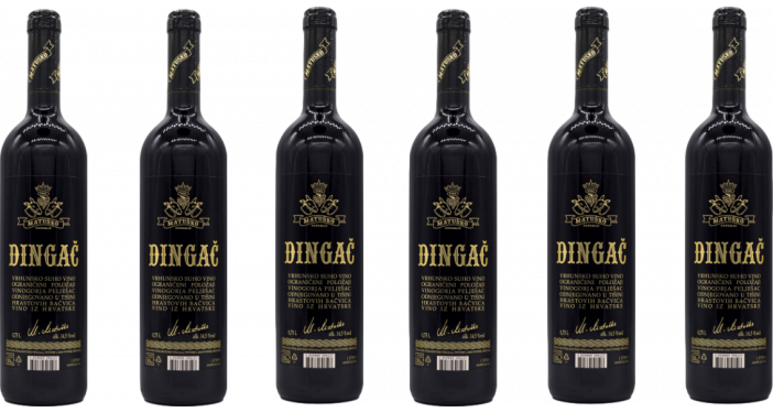Bottle of Matusko Dingac 2019 Cassa da 6 Bottiglie wine 0 ml