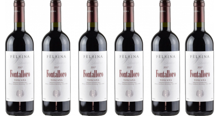 Bottle of Felsina Fontalloro 2017 6 Bottiglie wine 0 ml