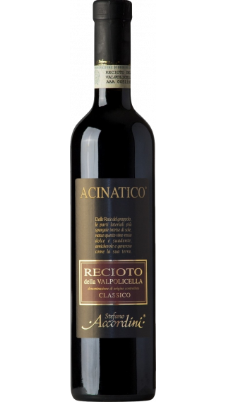 Bottle of Stefano Accordini Recioto Della Valpolicella 2018   wine 500 ml