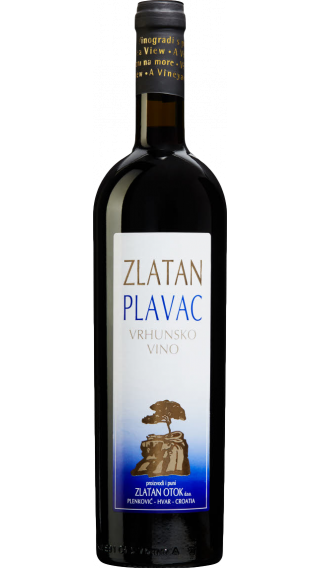Bottle of Zlatan Otok Plavac 2018 wine 750 ml