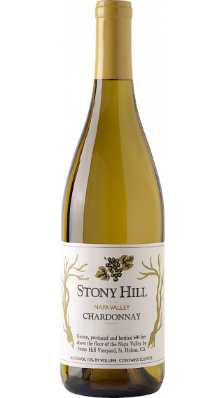 Bottle of Stony Hill Chardonnay 2011 wine 750 ml