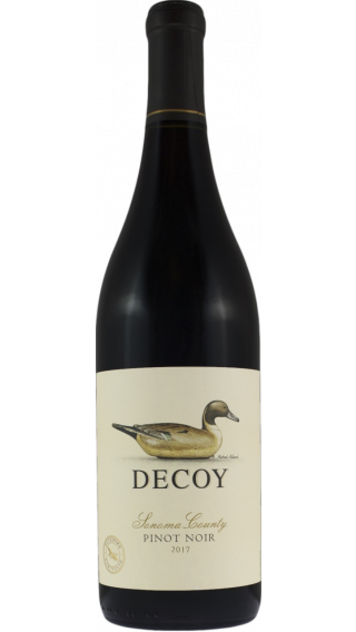 Bottle of Duckhorn Decoy Pinot Noir 2019 wine 750 ml