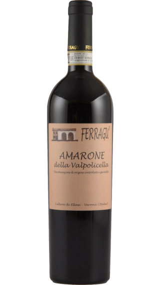 Bottle of Ferragu Amarone della Valpolicella 2017 wine 750 ml