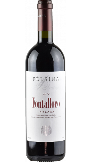 Bottle of Felsina Fontalloro 2018 wine 750 ml