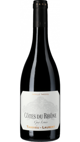 Bottle of Tardieu Laurent Cotes du Rhone Guy Louis 2017 wine 750 ml