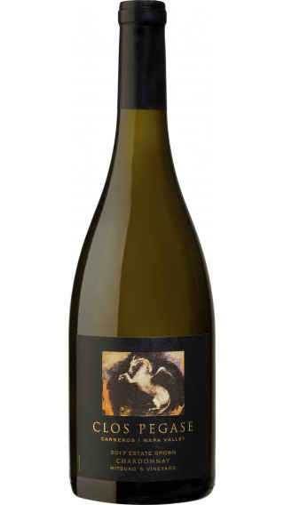 Bottle of Clos Pegase Mitsuko's Vineyard Chardonnay 2018 wine 750 ml