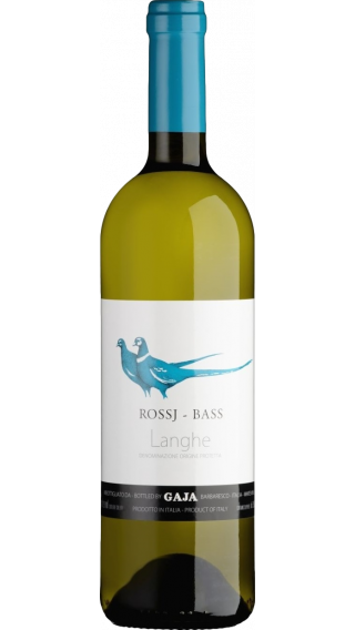 Bottle of Gaja Rossj Bass 2017 wine 750 ml