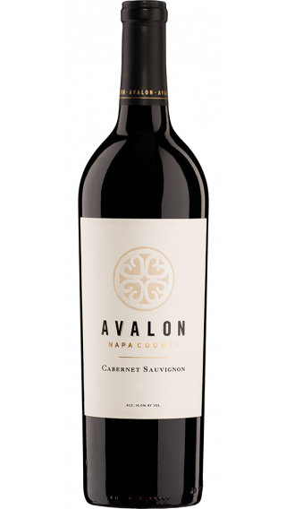 Bottle of Avalon Napa Valley Cabernet Sauvignon 2015 wine 750 ml