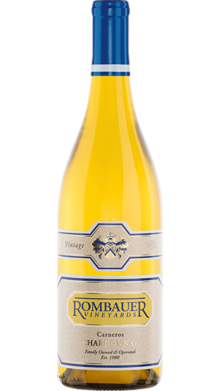 Bottle of Rombauer Vineyards Chardonnay 2017 wine 750 ml