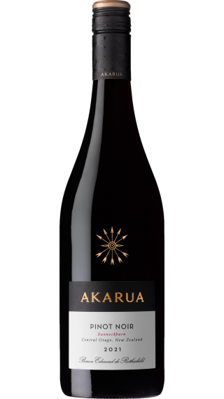 Bottle of Akarua Pinot Noir 2022 wine 750 ml