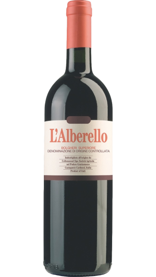Bottle of Grattamacco L'Alberello Bolgheri Superiore 2019 wine 750 ml