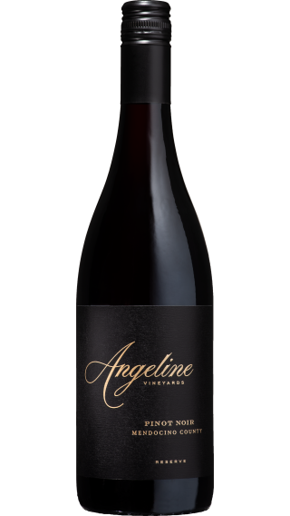 Bottle of Angeline Pinot Noir Reserve 2021 wine 750 ml