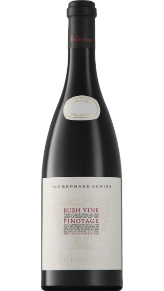 Bottle of Bellingham The Bernard Series Bush Vine Pinotage 2019 wine 750 ml