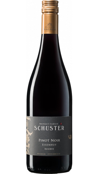 Bottle of Schuster Eisenhut Reserve Pinot Noir 2017 wine 750 ml