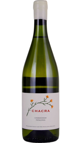 Bottle of Bodega Chacra Chardonnay 2022 wine 750 ml
