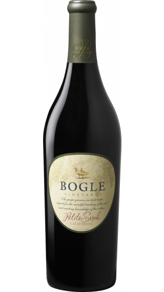 Bottle of Bogle Petite Sirah 2019 wine 750 ml