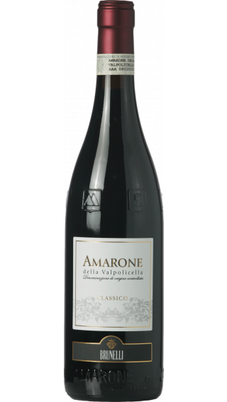 Bottle of Brunelli Amarone Della Valpolicella Classico 2018 wine 750 ml