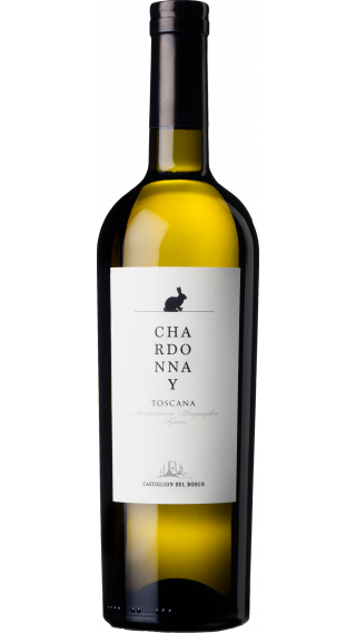 Bottle of Castiglion del Bosco Chardonnay Toscana 2019 wine 750 ml