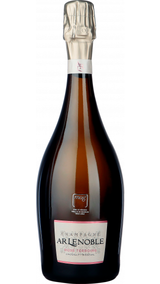 Bottle of Champagne AR Lenoble Rose Terroirs wine 750 ml