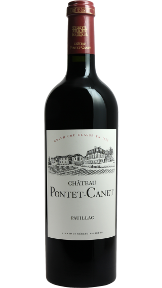 Bottle of Chateau Pontet-Canet 2017 wine 750 ml