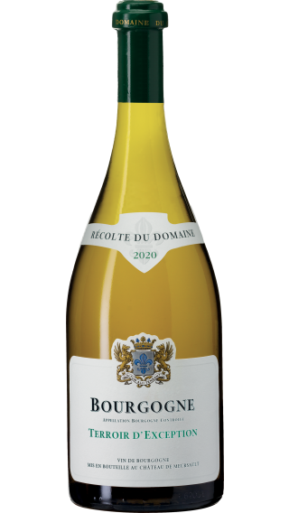 Bottle of Chateau de Meursault Bourgogne Terroir d'Exception Chardonnay 2020 wine 750 ml