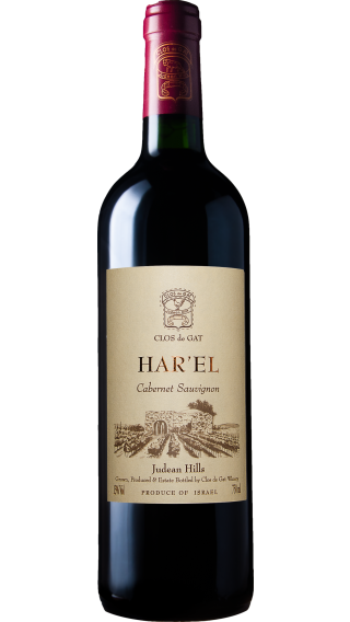 Bottle of Clos de Gat Har'el Cabernet Sauvignon 2019 wine 750 ml