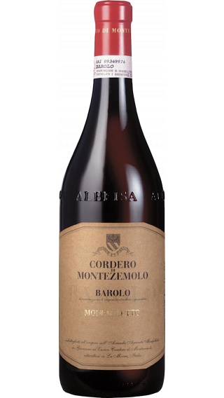 Bottle of Cordero di Montezemolo Barolo Monfalletto 2017 wine 750 ml