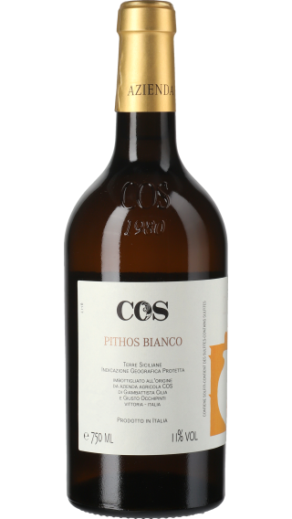 Bottle of COS Pithos Bianco 2022 wine 750 ml