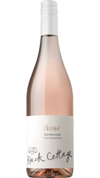 Bottle of Black Cottage Rose 2023 wine 750 ml