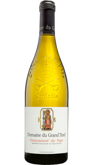 Bottle of Domaine du Grand Tinel Chateauneuf Du Pape Blanc 2021 wine 750 ml