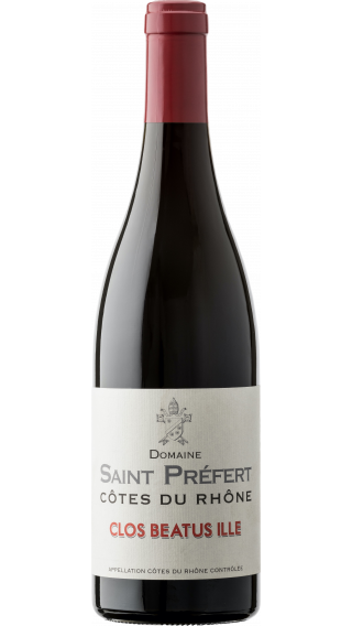 Bottle of Domaine St Prefert Cotes du Rhone Beatus Ille 2019 wine 750 ml