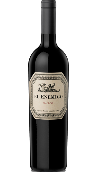 Bottle of El Enemigo Malbec 2019 wine 750 ml