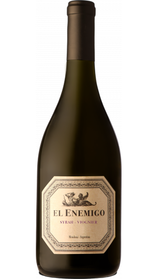 Bottle of El Enemigo Syrah Viognier 2019 wine 750 ml