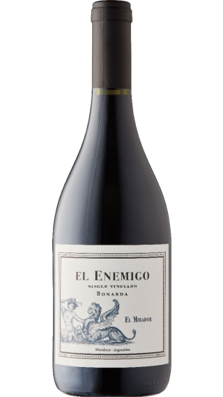 Bottle of El Enemigo  El Mirador Single Vineyard Bonarda 2020 wine 750 ml