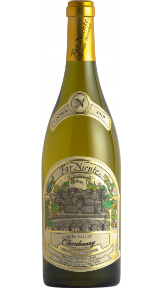 Bottle of Far Niente Chardonnay 2019 wine 750 ml