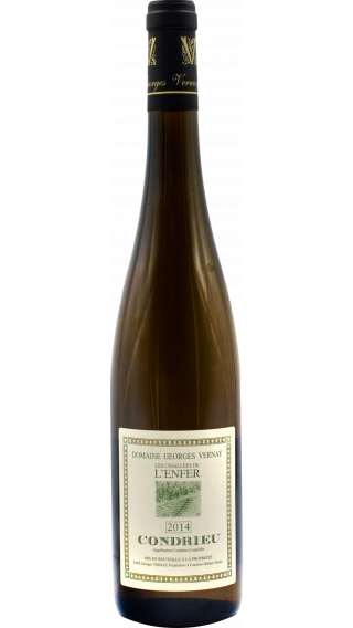 Bottle of Georges Vernay Condrieu Le Chailees de l'Enfer 2014 wine 750 ml