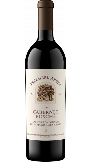Bottle of Freemark Abbey Bosche Vineyard Cabernet Sauvignon 2016 wine 750 ml