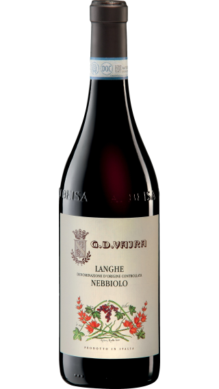 Bottle of G.D. Vajra Langhe Nebbiolo 2022 wine 750 ml