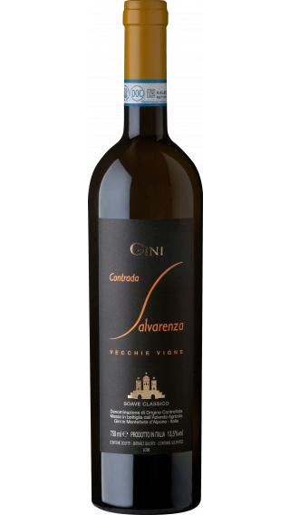 Bottle of Gini Contrada Salvarenza Vecchie Vigne Soave Classico 2016 wine 750 ml