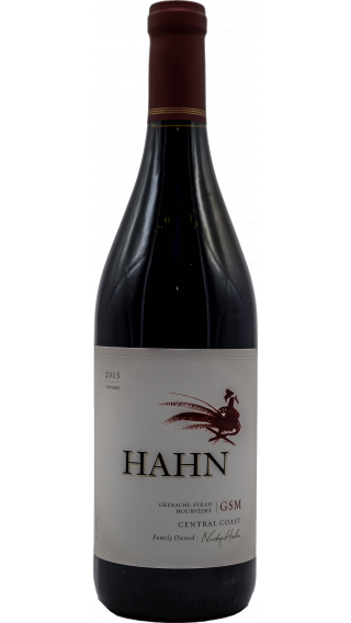 Bottle of Hahn GSM 2015 wine 750 ml