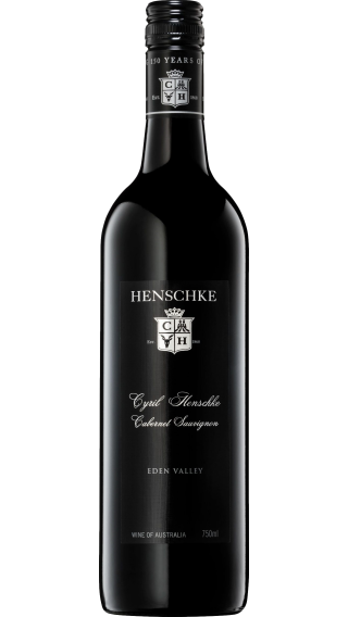 Bottle of Henschke Cyril Henschke Cabernet Sauvignon 2018 wine 750 ml