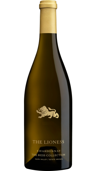 Bottle of Hess The Lioness Chardonnay 2018 wine 750 ml