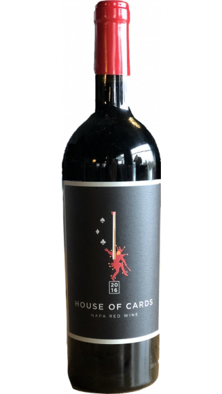 Bottle of House of Cards Red 2018 wine 750 ml