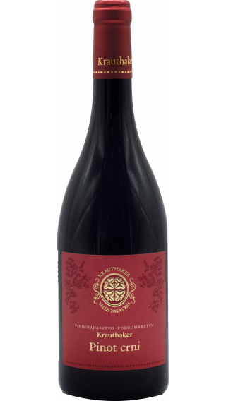 Bottle of Krauthaker Pinot Noir 2017 wine 750 ml