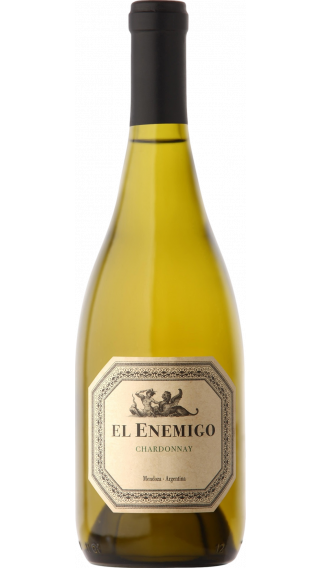 Bottle of El Enemigo Chardonnay 2020 wine 750 ml