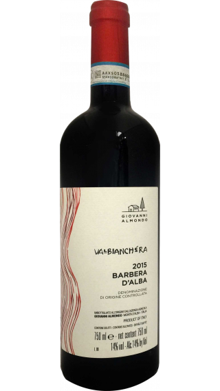 Bottle of Giovanni Almondo Barbera d’Alba Valbianchera 2015 wine 750 ml