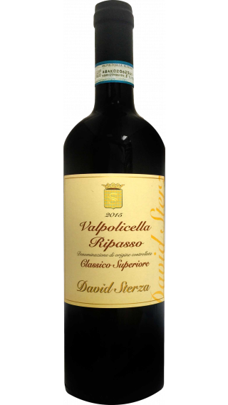 Bottle of David Sterza Valpolicella Classico Superiore Ripasso 2015  wine 750 ml