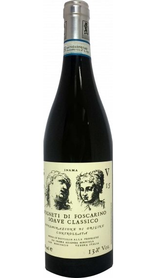 Bottle of Inama Vigneti di Foscarino Soave Classico 2015 wine 750 ml