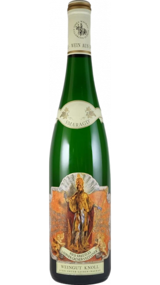 Bottle of Knoll Gruner Veltliner Kreutles Smaragd 2020 wine 750 ml